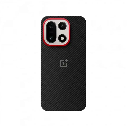 Husa MagSafe 5431102021 pentru OnePlus 15, Aramid Fiber, Neagra