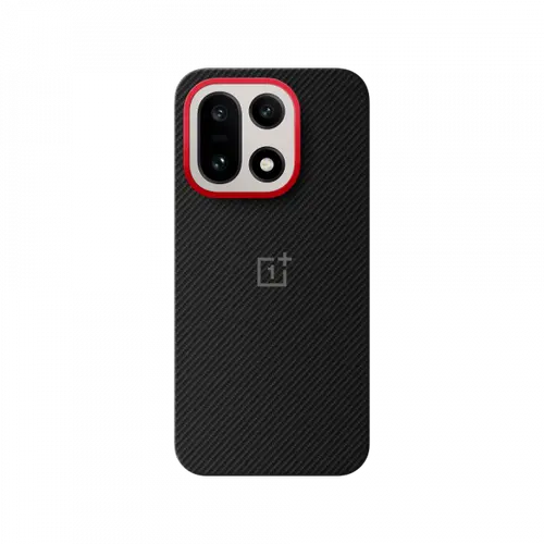 Husa MagSafe 5431102021 pentru OnePlus 15, Aramid Fiber, Neagra