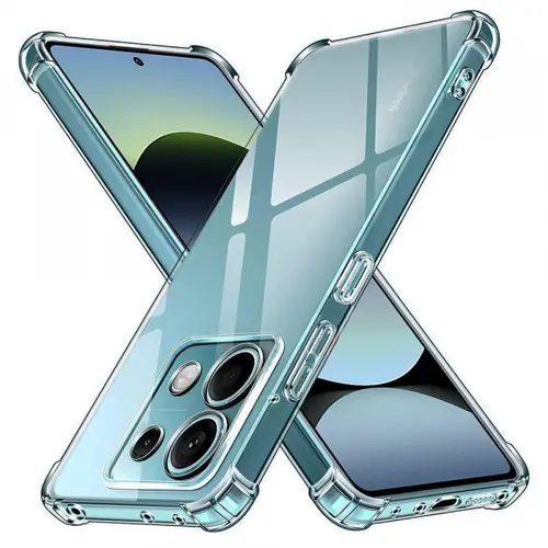 Husa pentru Xiaomi Redmi Note 14S, Techsuit, Shockproof Clear, Transparenta