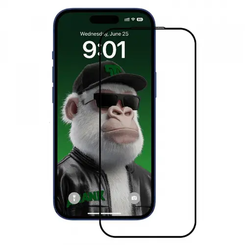 Folie de protectie Ecran Anank 10X Reinforced CG pentru Apple iPhone 17 Pro, Sticla Securizata, Full Glue, 2.5D