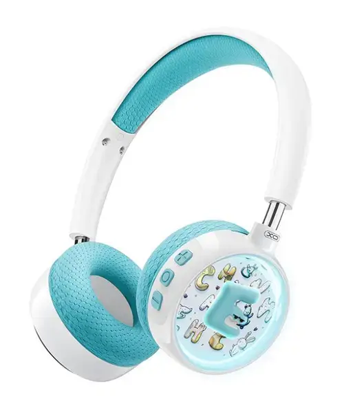 Casti Stereo Wireless XO Design BE57 Cartoon Kids, Bluetooth, A2DP, Albastru