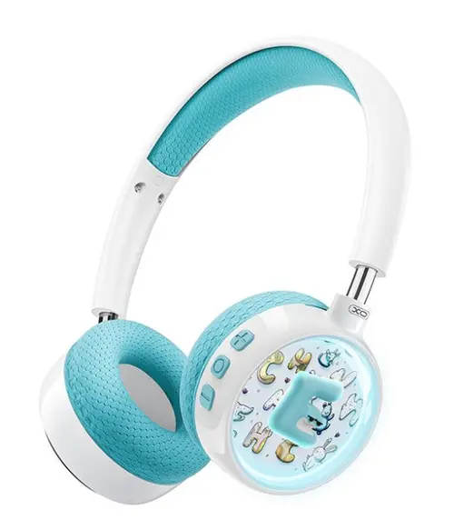 Casti Stereo Wireless XO Design BE57 Cartoon Kids, Bluetooth, A2DP, Albastru