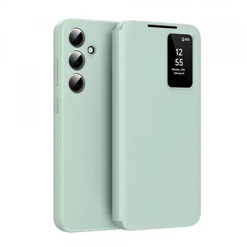 Husa pentru Samsung Galaxy S25 FE, Techsuit, SmartView, Verde
