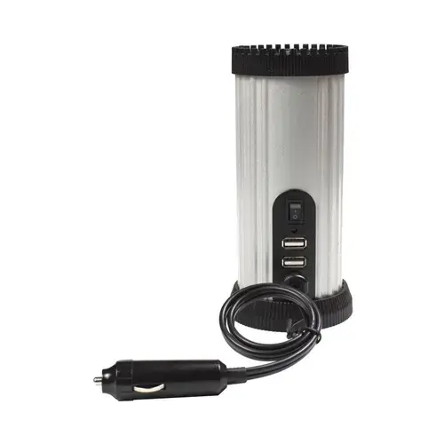 Invertor de putere auto, Gembird, 12V, 150W, Alb