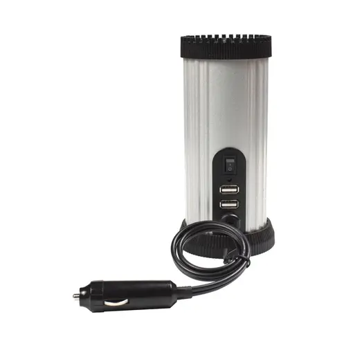 Invertor de putere auto, Gembird, 12V, 150W, Alb