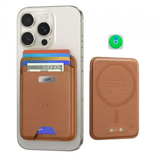 Portofel Magsafe, ESR, Classic Geo, Maro