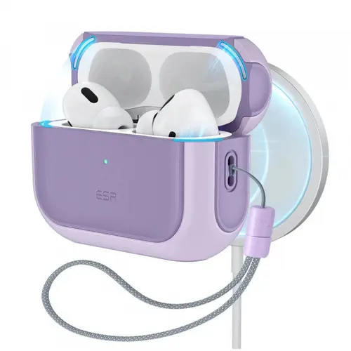 Husa ESR Orbit Hybrid pentru Apple AirPods Pro 3, Mov
