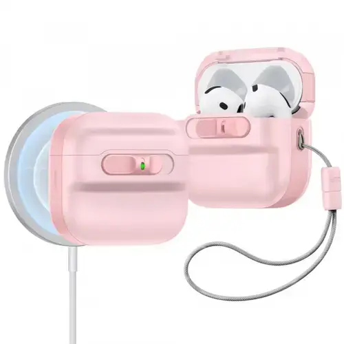 Husa ESR Pulse pentru Apple AirPods 4, Roz