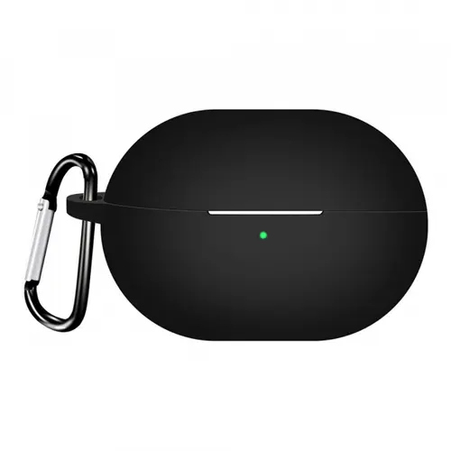Husa Techsuit Silicone pentru Huawei FreeBuds Pro 4, Neagra
