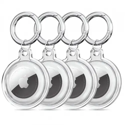 Husa Techsuit CT15 pentru Apple AirTag, Transparenta