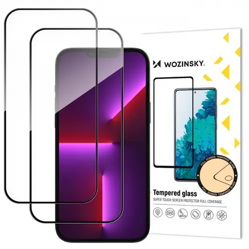 Folie de protectie Ecran WZK pentru Apple iPhone 17 Pro Max, Sticla Securizata, Full Glue, Set 2 bucati