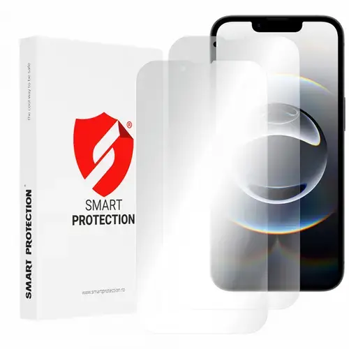 Folie de protectie Ecran Smart Protection Premium Classic pentru Apple iPhone 16e, Plastic, Set 2 bucati