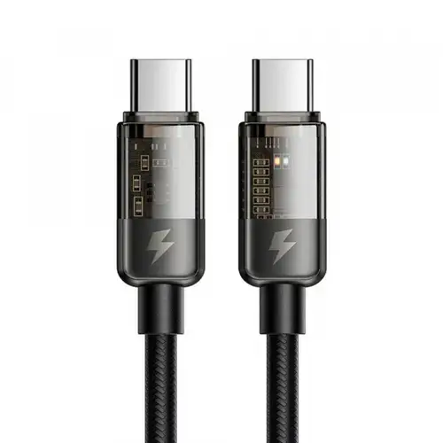 Cablu Date si Incarcare USB-C - USB-C McDodo CA-2840 Auto Power Off, 100W, 1.2m, Negru