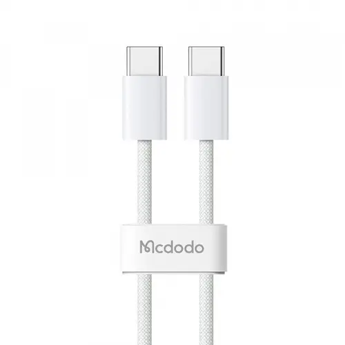 Cablu Date si Incarcare USB-C - USB-C McDodo CA-5690, 60W, 1m, Alb