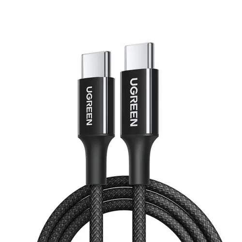 Cablu Date si Incarcare USB-C - USB-C UGREEN L502, 100W, 1m, Negru