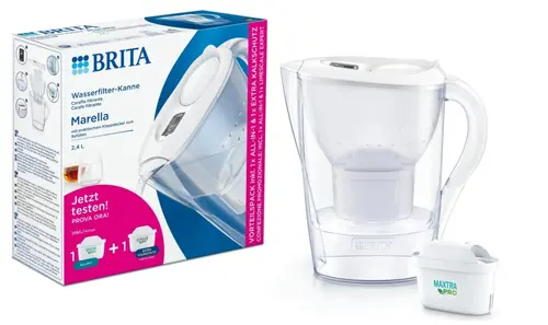 Cana filtranta BRITA Marella 140410, 2.4 L, 2 filtre
