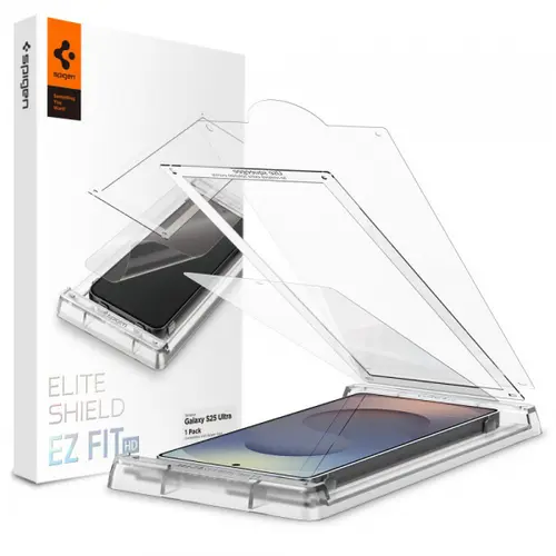 Folie de protectie Ecran Spigen Elite Shield EZ FIT HD pentru Samsung Galaxy S25 Ultra S938, Plastic