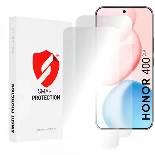 Folie de protectie Ecran Smart Protection Premium Classic pentru Honor 400, Plastic, Set 2 bucati