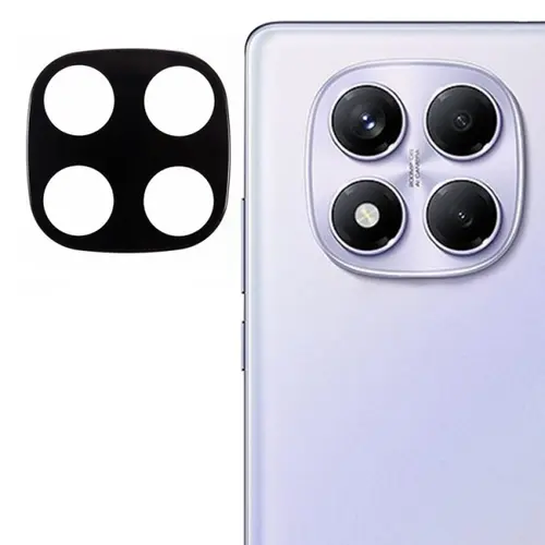 Folie de protectie Camera Spate Techsuit pentru Xiaomi Redmi Note 14 Pro 4G, Sticla Securizata, Neagra