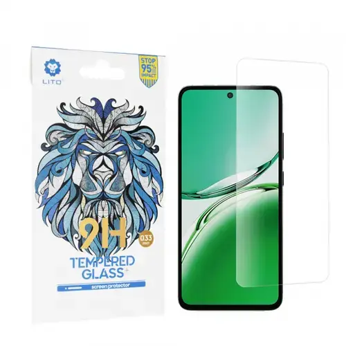 Folie de protectie Ecran Lito Classic pentru Oppo Reno12 F 4G, Sticla Securizata, Full Glue, 2.5D