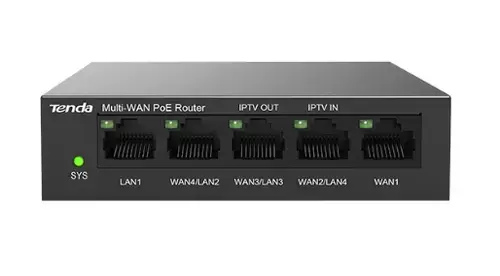 Router Tenda G0-5G-PoE, 5 Porturi, Gigabit