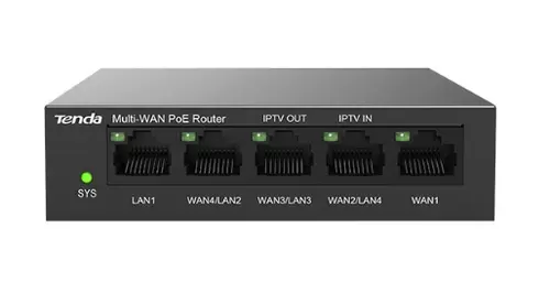 Router Tenda G0-5G-PoE, 5 Porturi, Gigabit