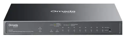 Switch TP-Link Omada ES210GP, 10 Porturi, Gigabit