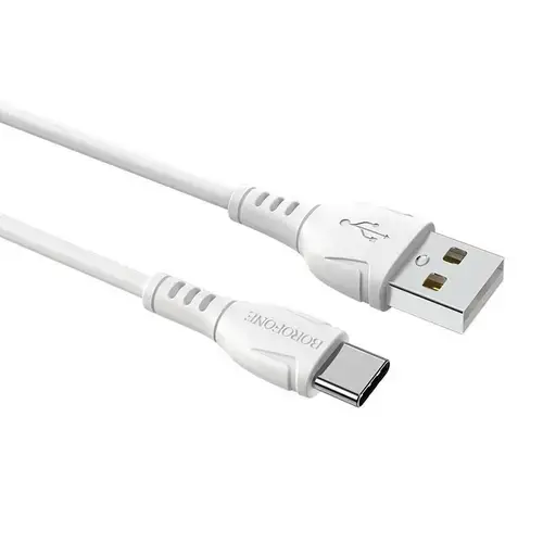 Cablu de date Borofone BX51, USB - USB Type-C, Alb