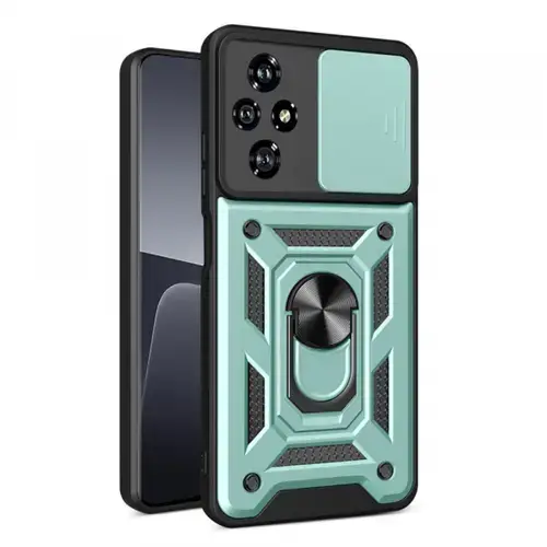 Husa pentru Honor 200, Techsuit, CamShield, Verde