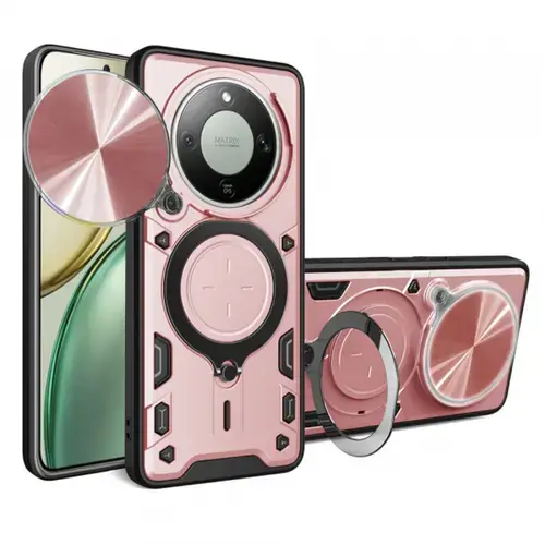 Husa pentru Honor Magic8 Lite, Techsuit, CamGuard Pro, Roz Aurie