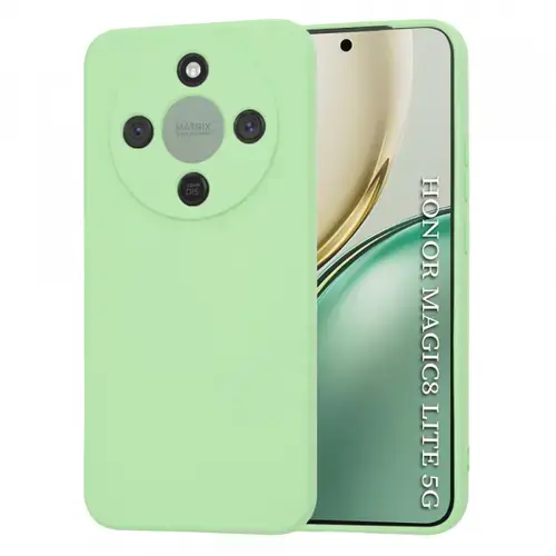 Husa pentru Honor Magic8 Lite, Techsuit, SoftFlex, Verde Deschis