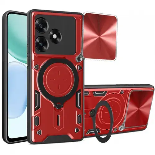 Husa pentru Honor X5c Plus, Techsuit, CamGuard Pro, Rosie