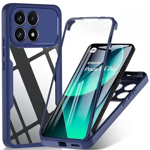 Husa pentru Xiaomi Poco F8 Pro, Techsuit, ColorVerse 360, Albastra