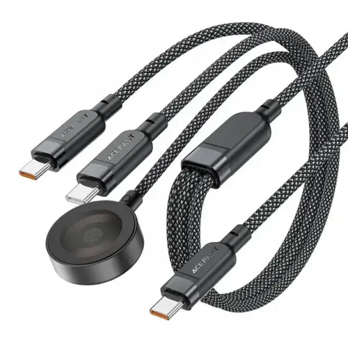 Incarcator Wireless Acefast 4in1 pentru Apple Watch Series, USB-C