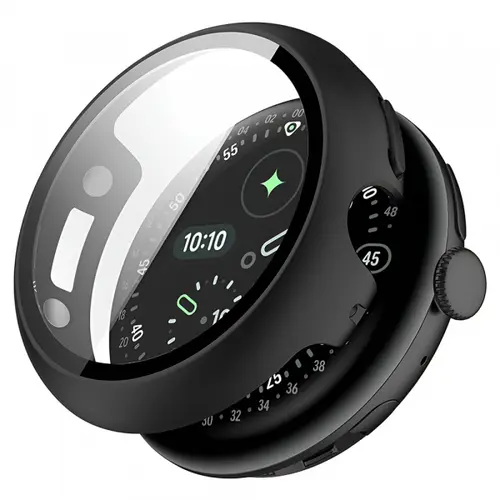 Husa Techsuit Defense360 Pro pentru Google Pixel Watch 4 41mm, Neagra