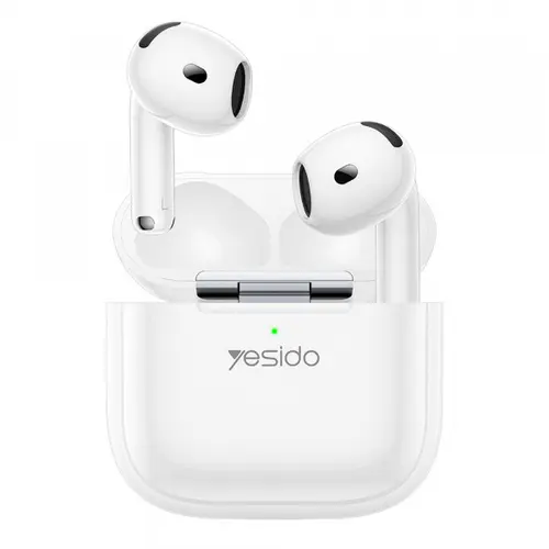 Casti True Wireless Yesido TWS31S, Bluetooth, Alb