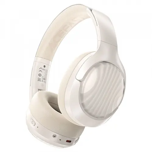 Casti Stereo Wireless Acefast H5, Bluetooth, A2DP, ANC, Alb