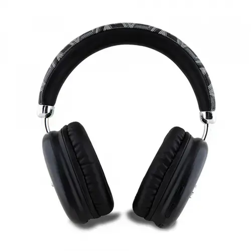 Casti Stereo Wireless Guess GCube Metallic Script Logo, Bluetooth, A2DP, Negru
