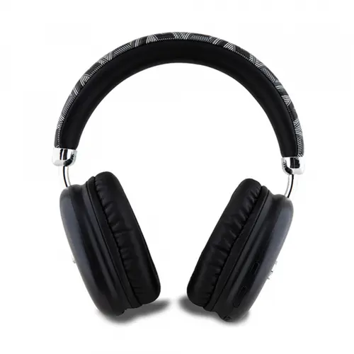 Casti Stereo Wireless Guess GCube Metallic Script Logo, Bluetooth, A2DP, Negru