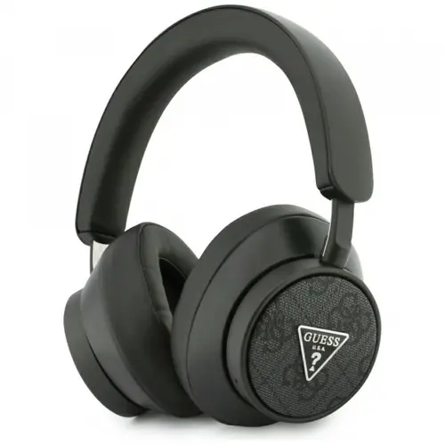 Casti Stereo Wireless Guess 4G Triangle Logo, Bluetooth, A2DP, Negru