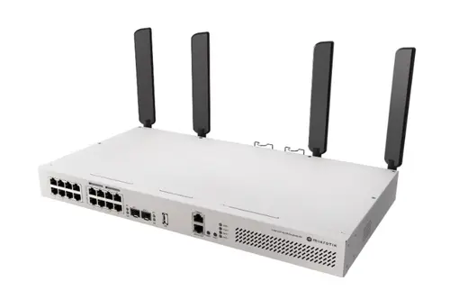 Switch Mikrotik CRS418-8P-8G-2S+5axQ2axQ-RM, 19xLAN, 17xGigabit, 8xPoE, 2xSFP, 225W