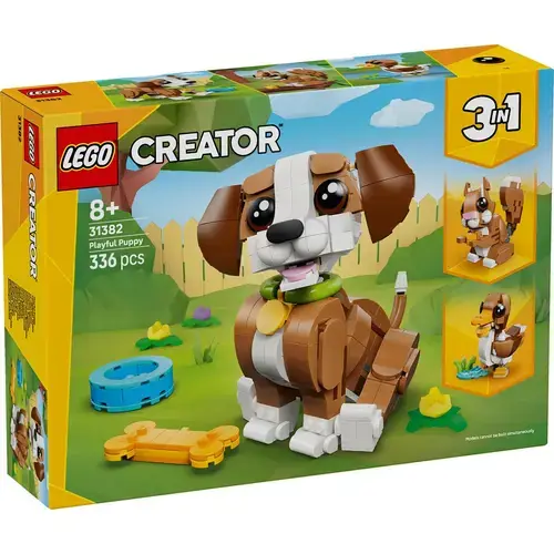 LEGO® Creator - Animale adorabile: Catelus jucaus 31382, 336 piese