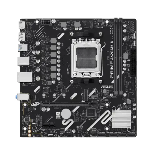 Placa de baza ASUS PRIME A620AM-K, AMD A620A, mATX, DDR5