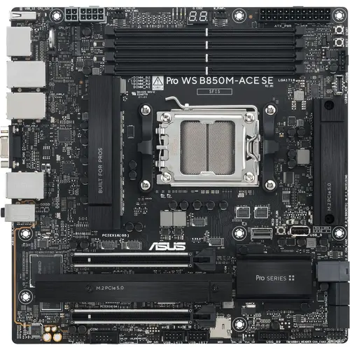 Placa de baza ASUS PRO WS B850M-ACE SE,  AMD B850, Socket AM5, mATX