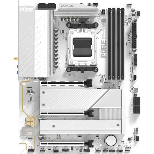 Placa de baza Sapphire PURE B850A WIFI, AMD B850, AM5, DDR5, ATX