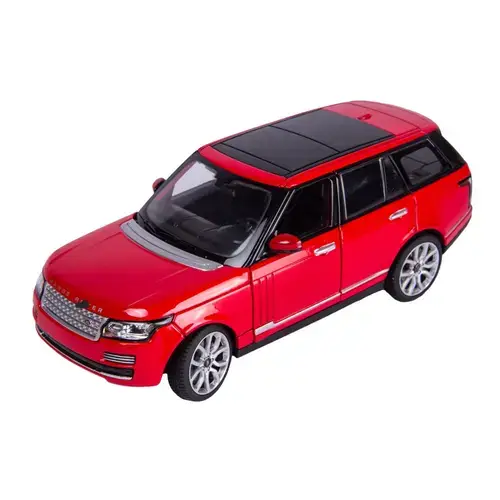Masinuta diecast Rastar - Range Rover, rosu, 1:24