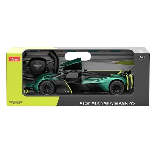 Masinuta Rastar RC - Aston Martin Valkyrie AMR Pro, 1:14, Verde