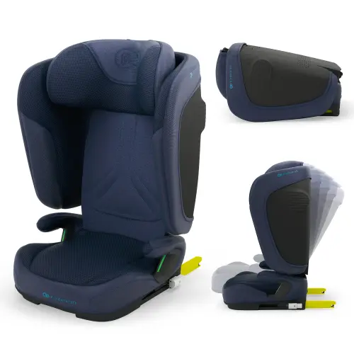 Scaun auto Kinderkraft Unity 2 i-Size, 100–150 cm, 15 - 36kg, R129 i-Size, Albastru