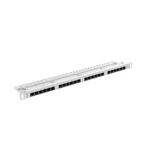 Panou de conexiuni  Lanberg PPU5-0024-S, 24 porturi , 0.5U, cat 5e, Gri