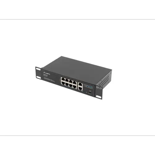 Switch PoE Lanberg RSFE-8P-2GE-120, 8 Porturi